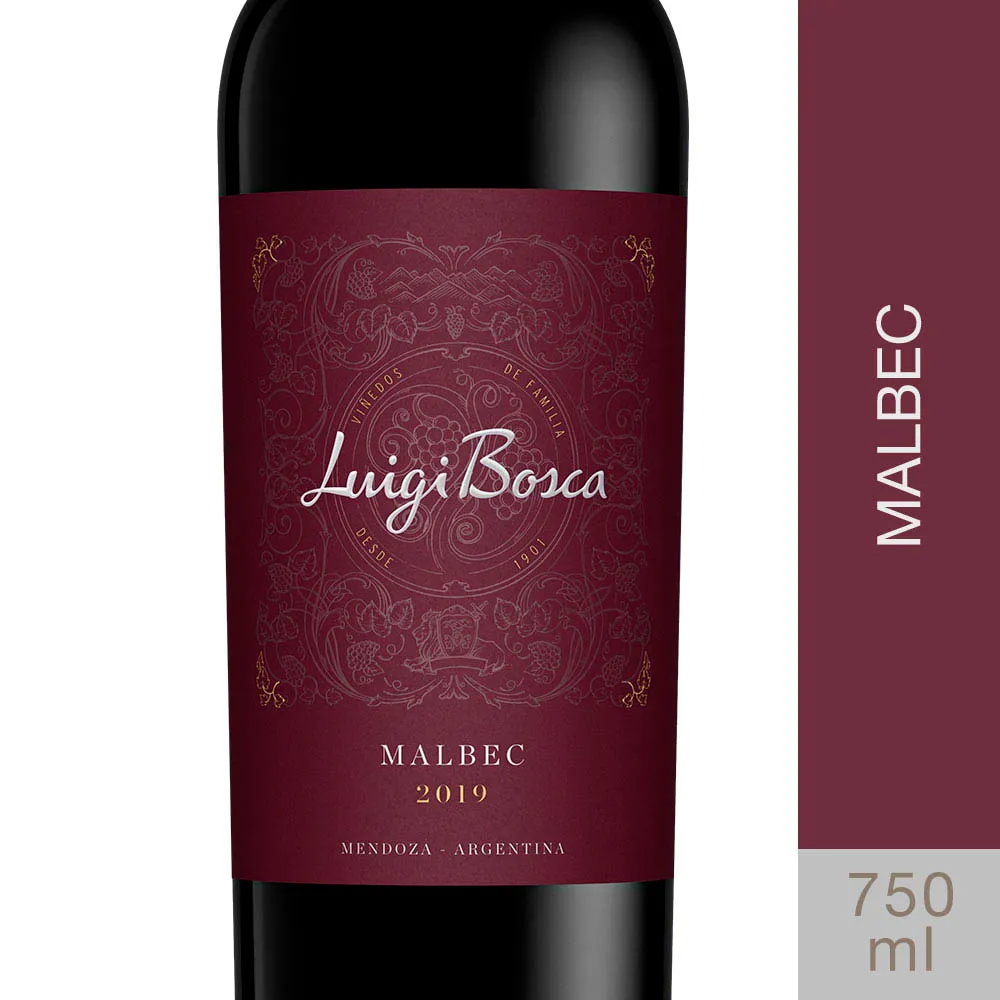 Vino Tinto Malbec Luigi Bosca 750Ml