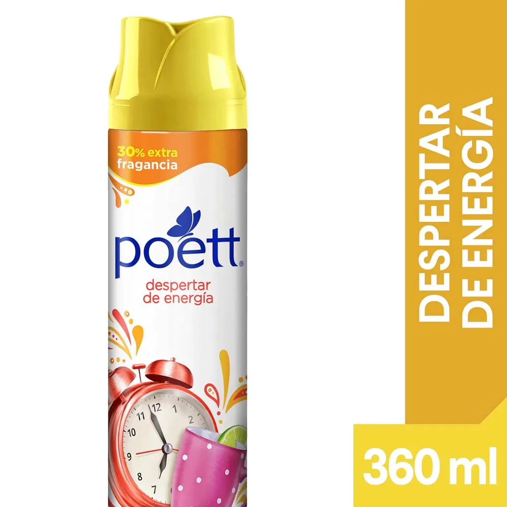 Desodorante De Ambiente Energia Poett 360Ml