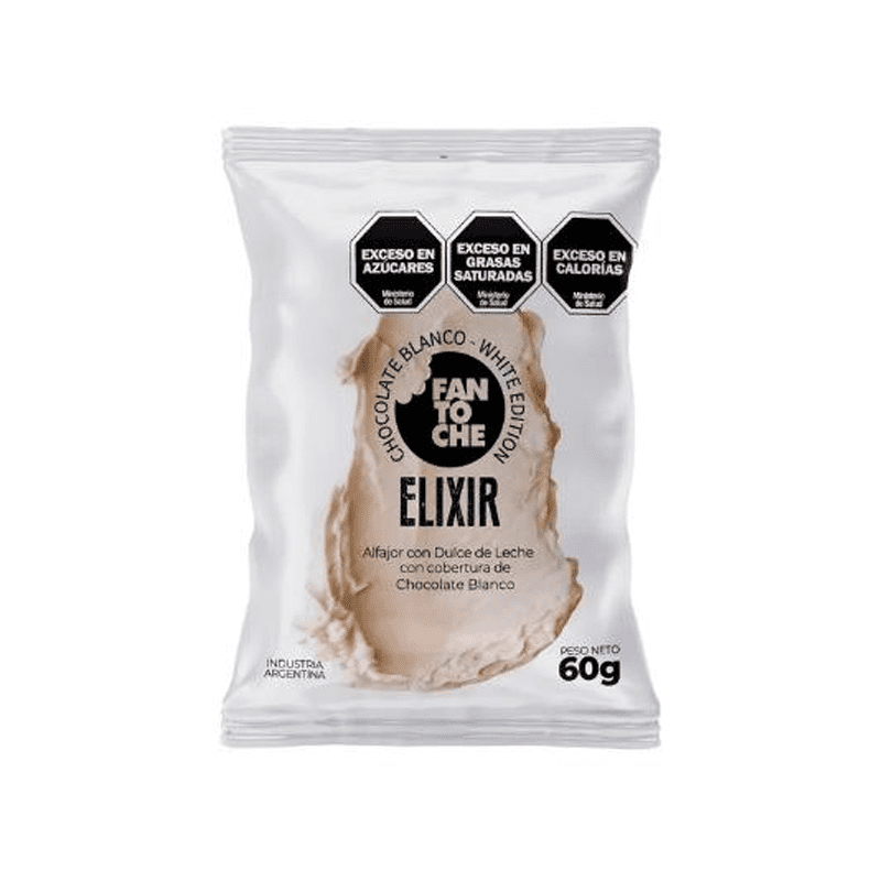 Alfajor Fantoche Blanco Elixir 60g