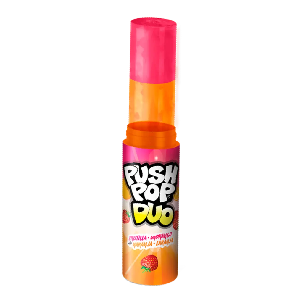 Chupetines Sabor Frutal Push Pop 14g