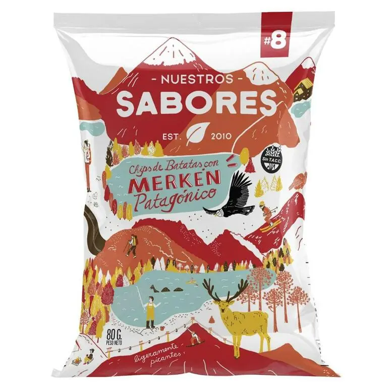Batatitas Picante Merken Nuestros Sabores 80g
