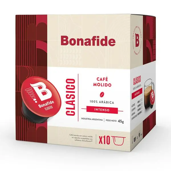 Café Clásico Capsulas Bonafide x 10u