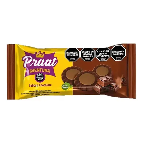 Galletitas Chocolate Negro Aventura 85g