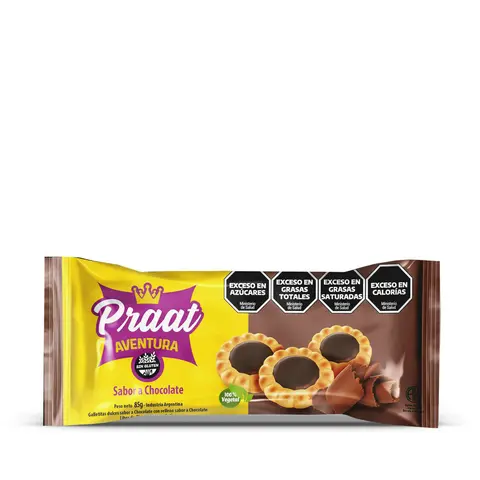 Galletitas Vainilla Con Chocolate Negro Aventura 85g