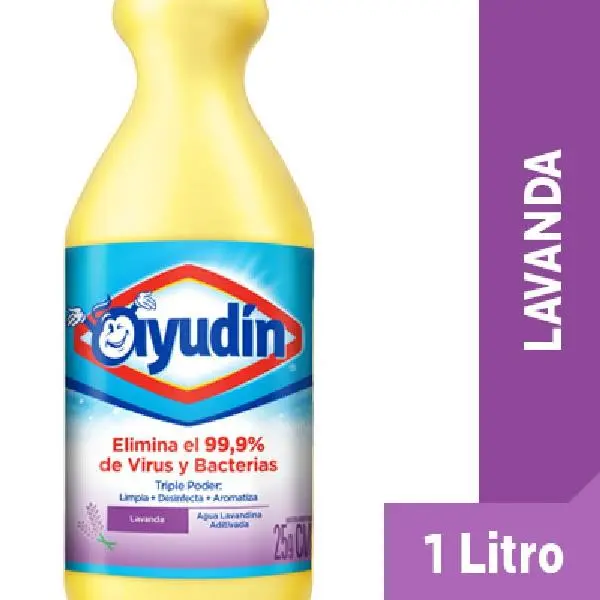 Lavandina ayudín lavanda triple poder 1000cm3