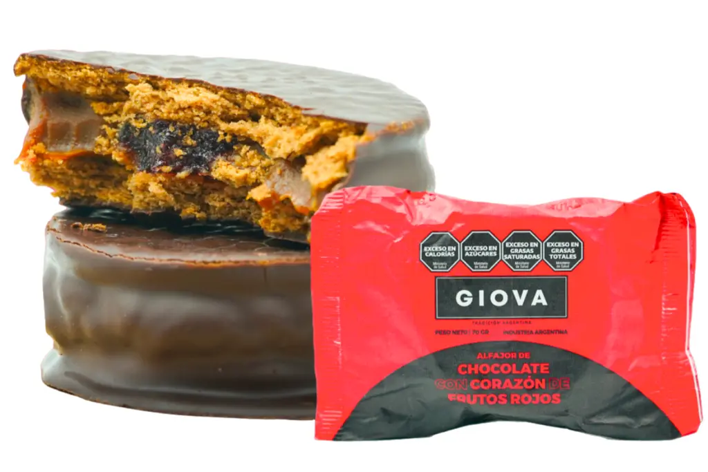 Alfajores de Frutos Rojos Giova