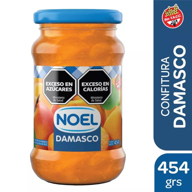 Mermelada Sabor Damasco Noel 454gr