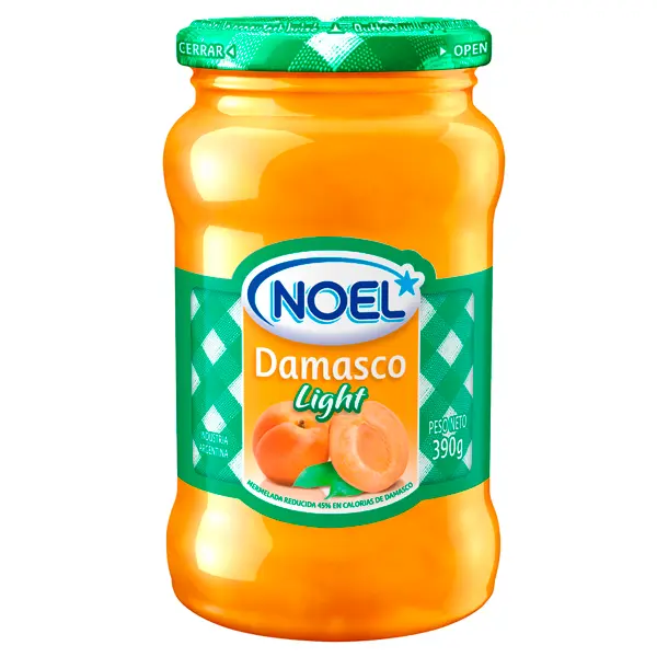 Mermelada Damasco Light Noel 390g