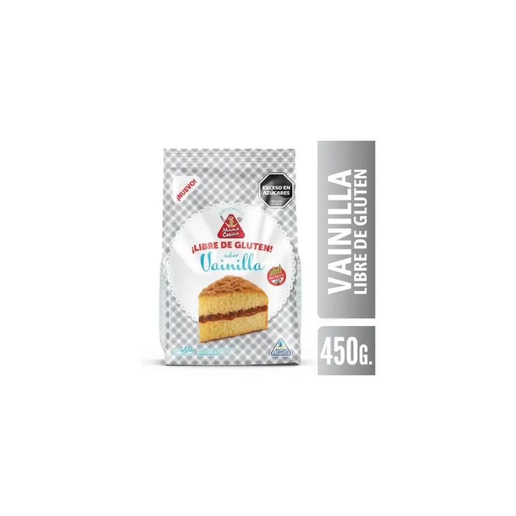 Bizcochuelo Vainilla Mama Cocina Sin Tacc 450gr 