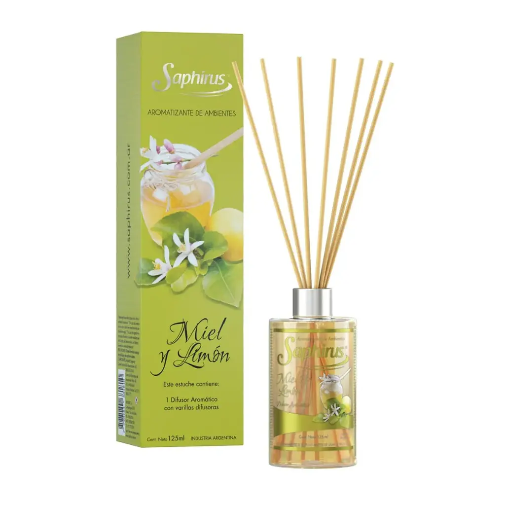 Aromatizante Miel y Limón Saphirus 125ml