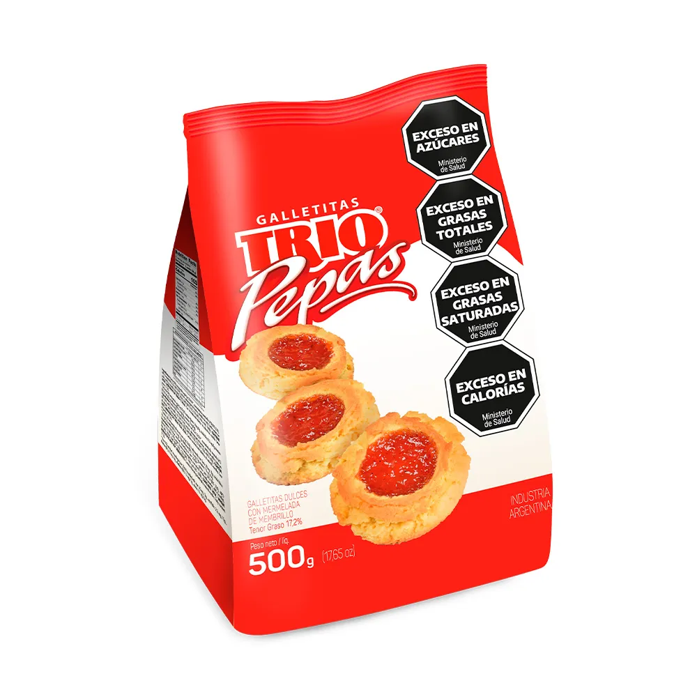 Galletas Pepas Trio 500 g