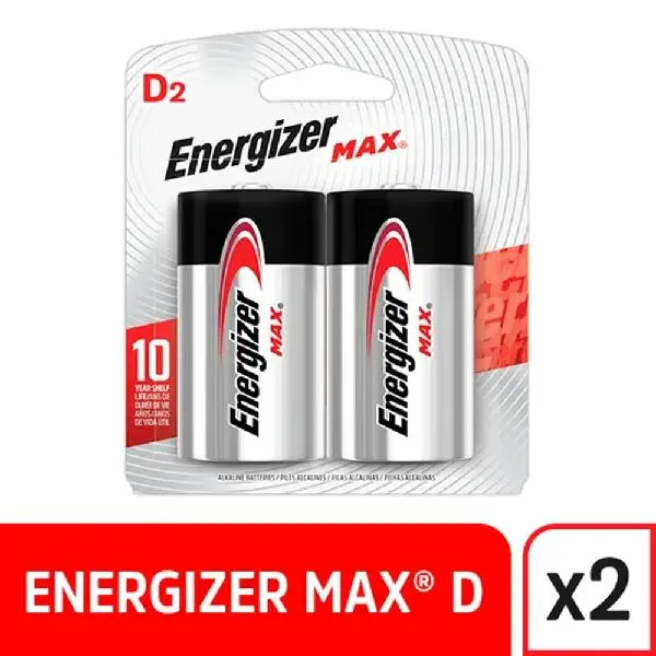 Pilas D2 Energizer 1u