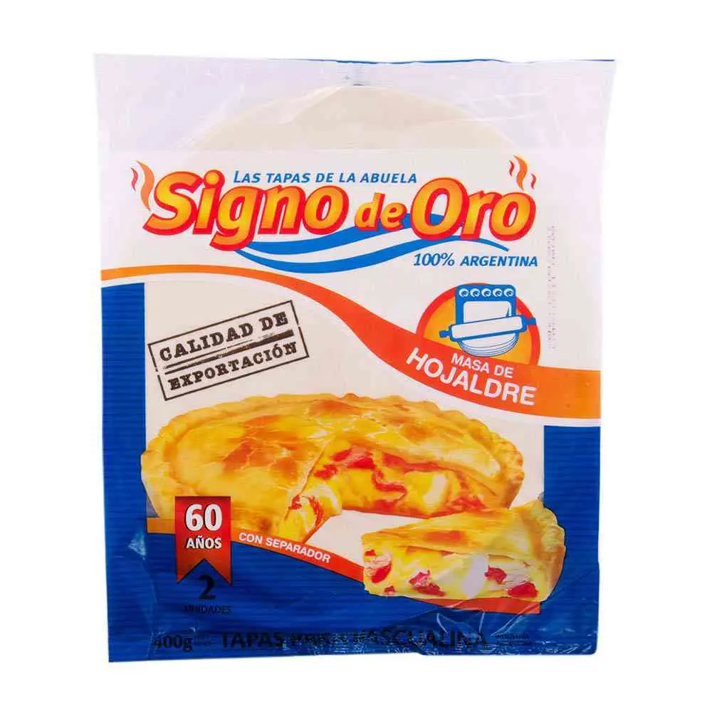 Tapa Pascualina Hojaldre Signo de Oro 400 g