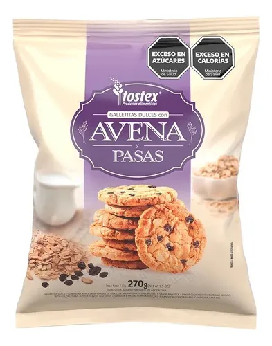 Galletas Avena y Pasas Tostex 270g