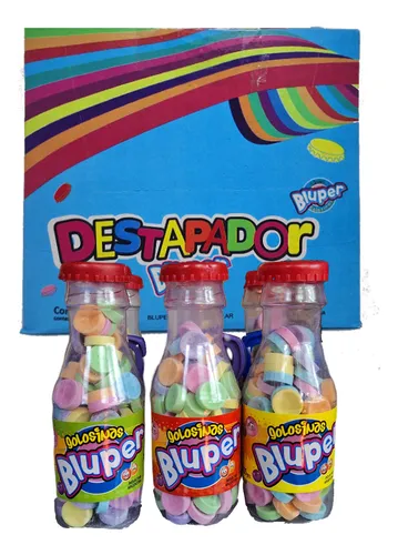 Pastillas Frutales En Botellitas X1