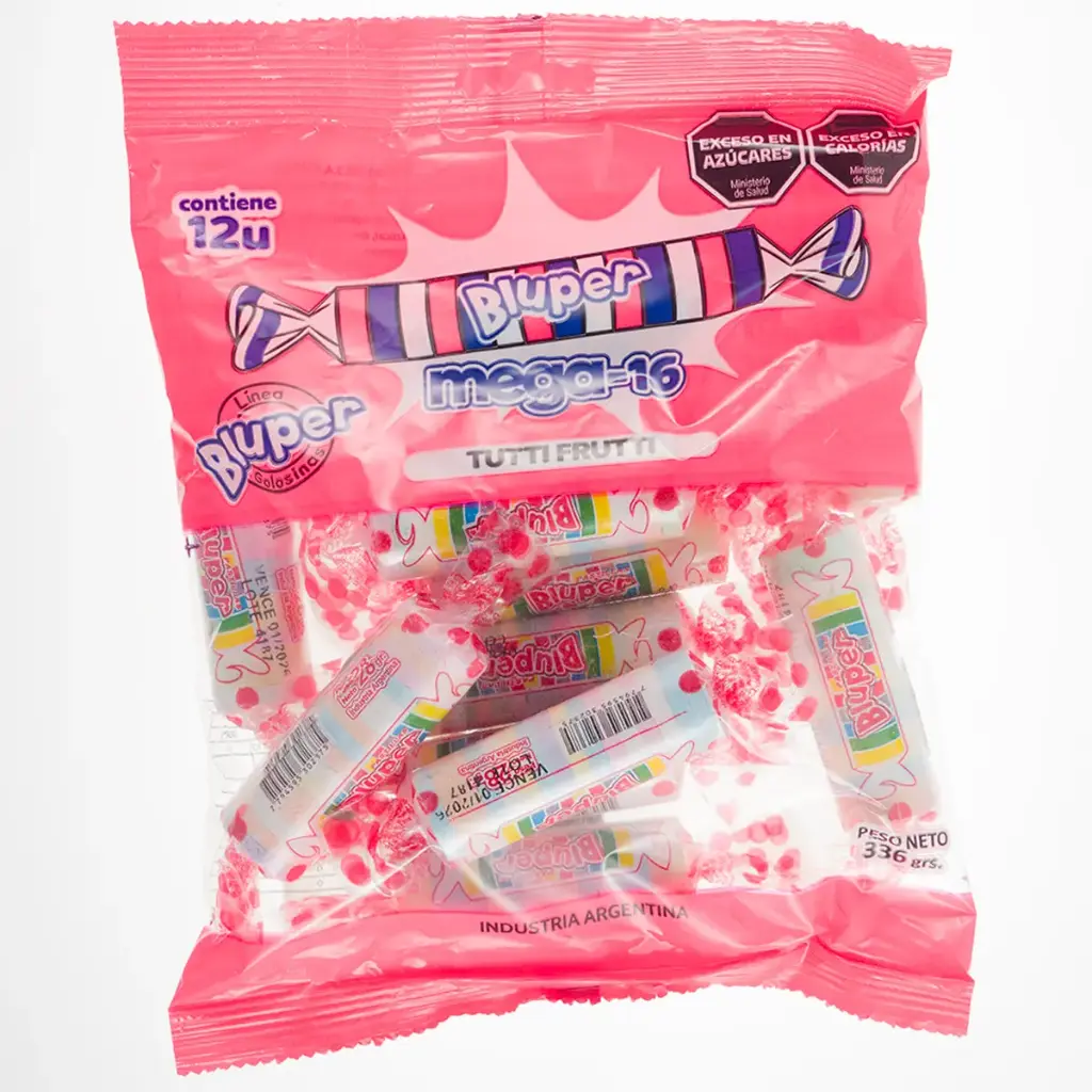 Pastillas en Rollo Bluper Mega 16 12u