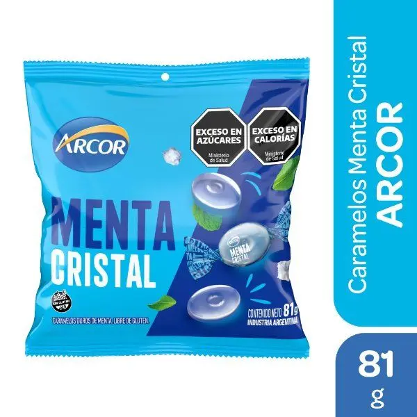 Caramelos Menta Cristal 81g