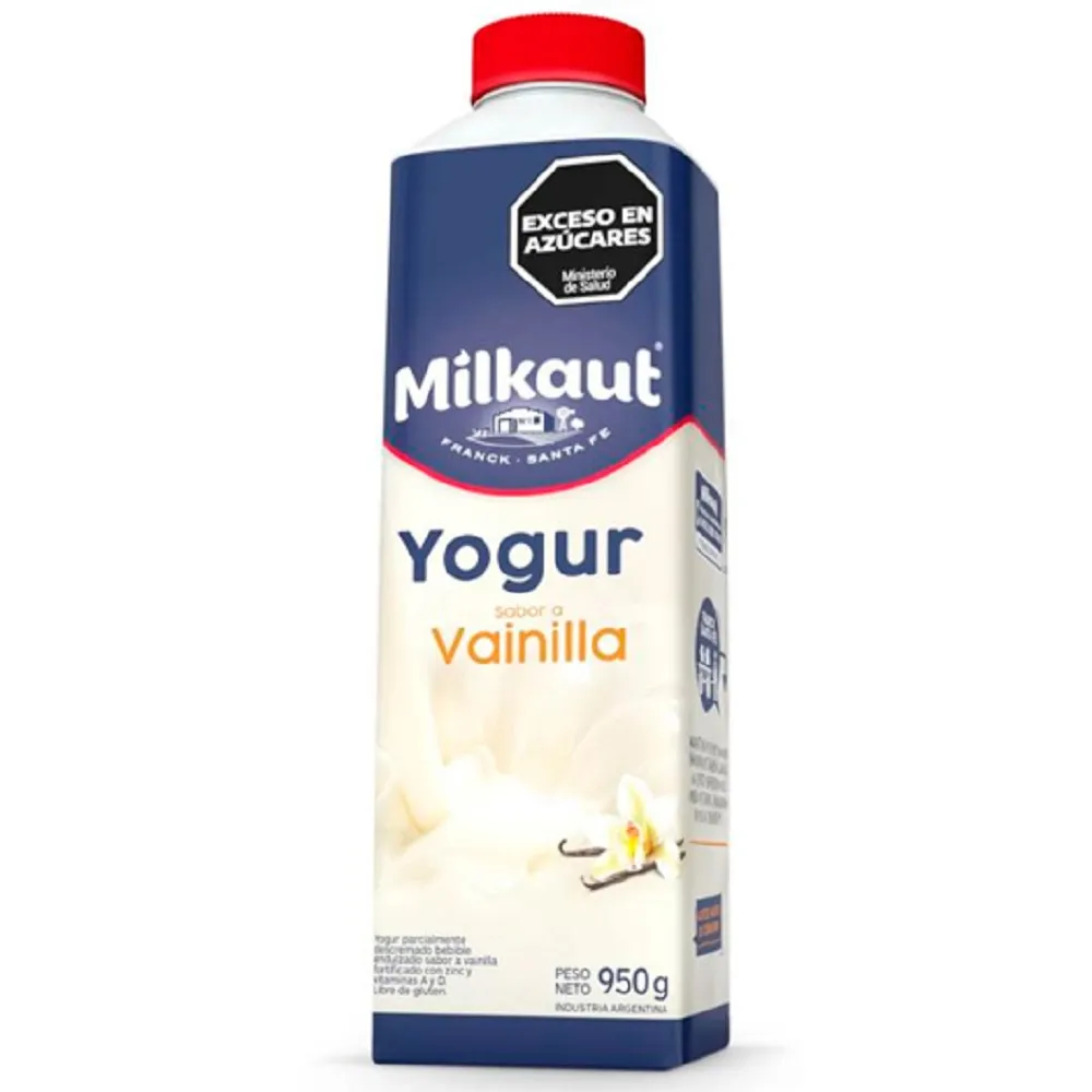 Yogur Tetra Vainilla Milkaut 950 g
