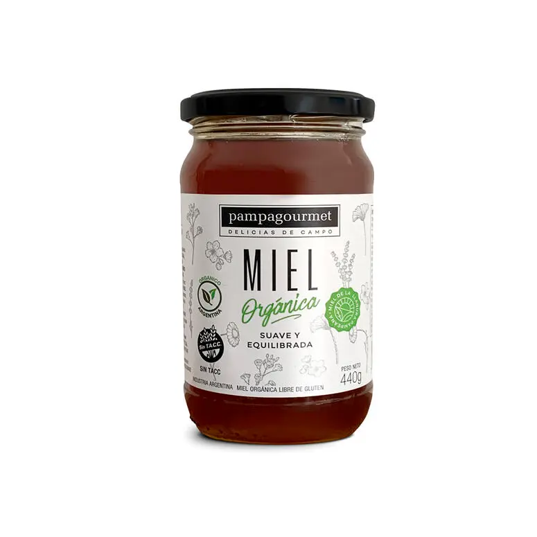 Miel Orgánica x 440g SIN TACC - Pampa Gourmet