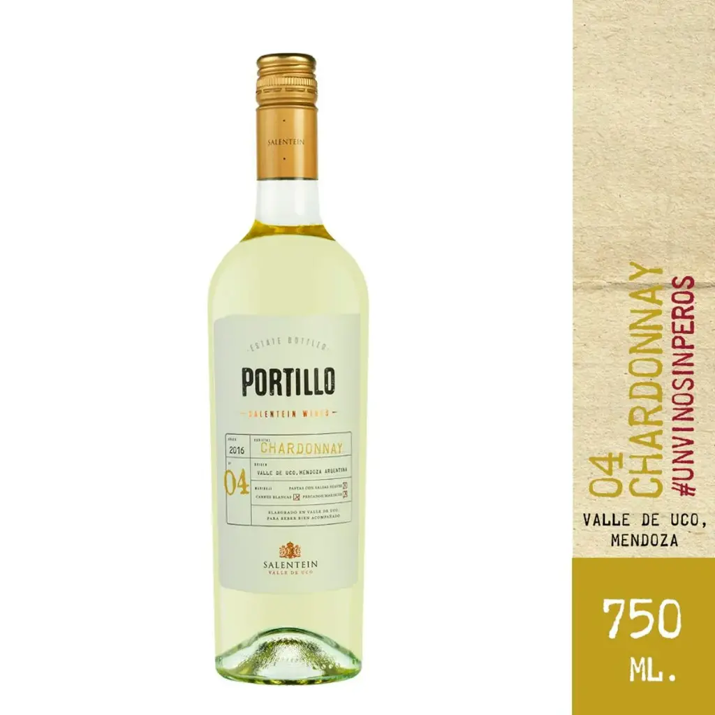 Vino Chardonnay Portillo 750cc 
