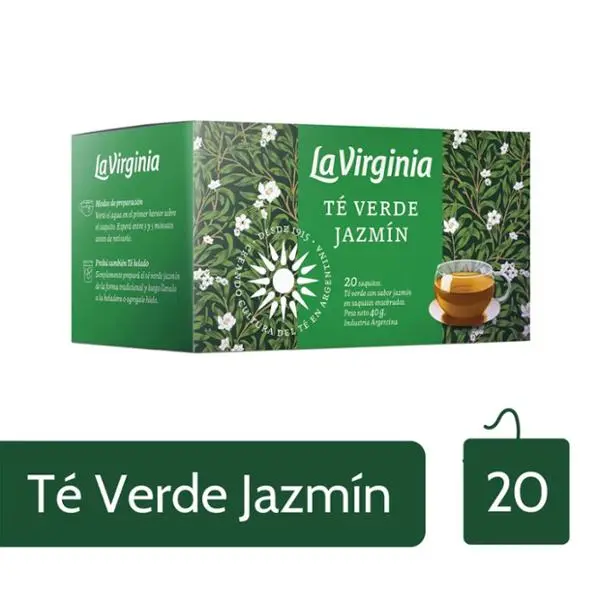Te Verde Jazmin La Virginia 20saq