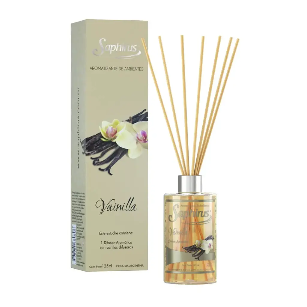 Aromatizante De Ambientes Vainilla Difusor 125ml