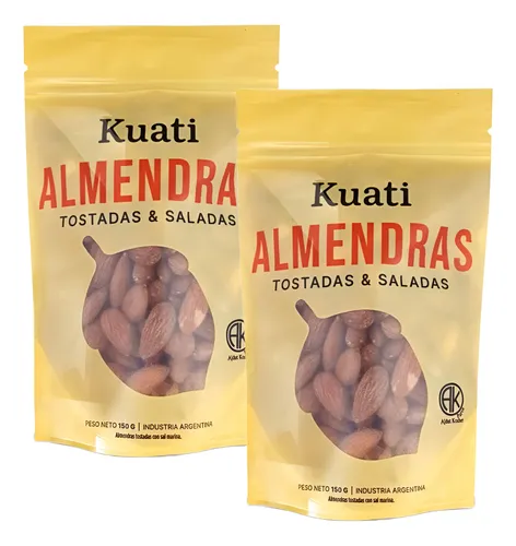 Almendras Tostadas y Saladas Kuati 150g