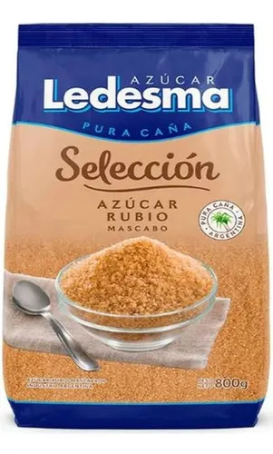 Azúcar Rubia Mascabo Ledesma 800g