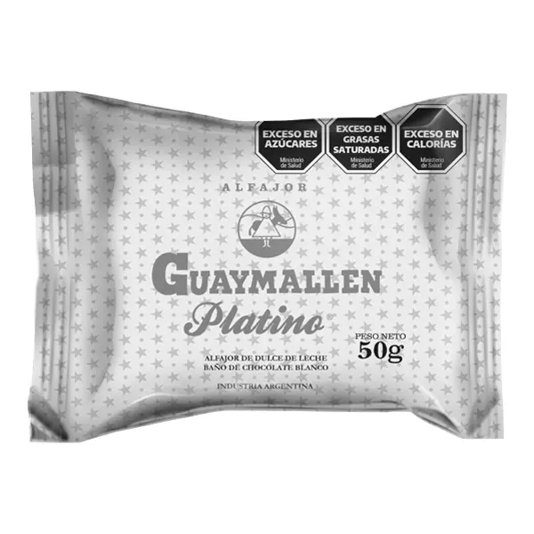 Alfajor Platino Guaymallen 50g