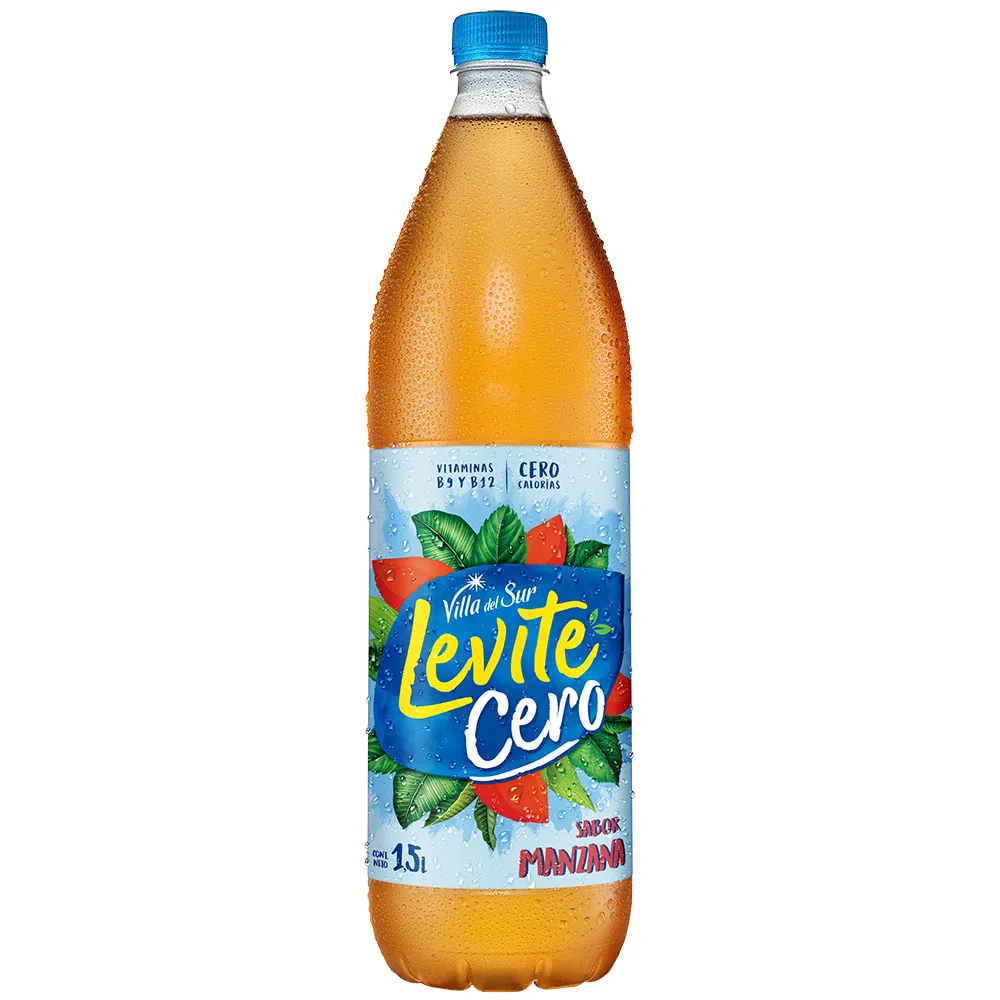 Agua Saborizada Manzana Cero Levite 1,5Ml
