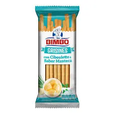 Grisines con Ciboulette y Manteca Bimbo