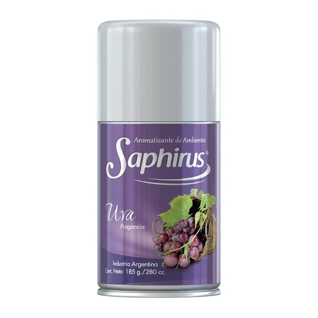 Aromatizante de Ambientes Uva Spray Saphirus 185 g