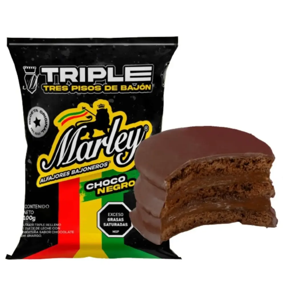 Alfajor Negro Marley 100g