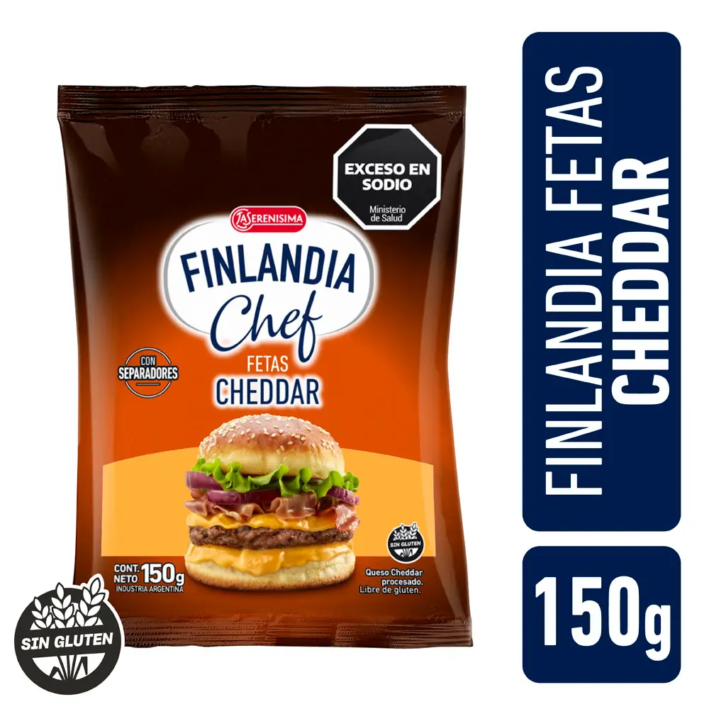 Queso Fetas Cheddar La Serenísima Finlandia Chef 150g