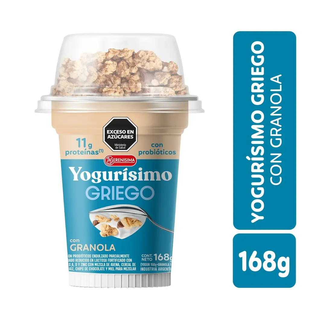 Yogurisimo Griego con granola 168 g