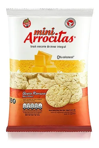 Galletas De Arroz Queso Arrocitas 53g