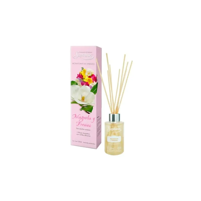 Aromatizante De Ambientes Magnolia y Fresias Difusor 125ml
