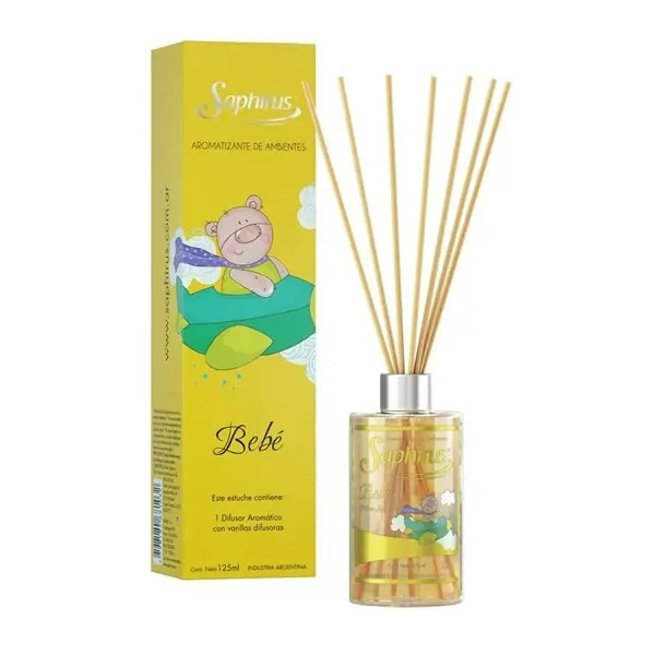 Aromatizante De Ambientes Bebe Difusor saphirus 125ml