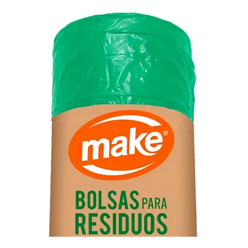 Bolsa de Residuo Rollo Verde Make 60 x 90 cm x 20u