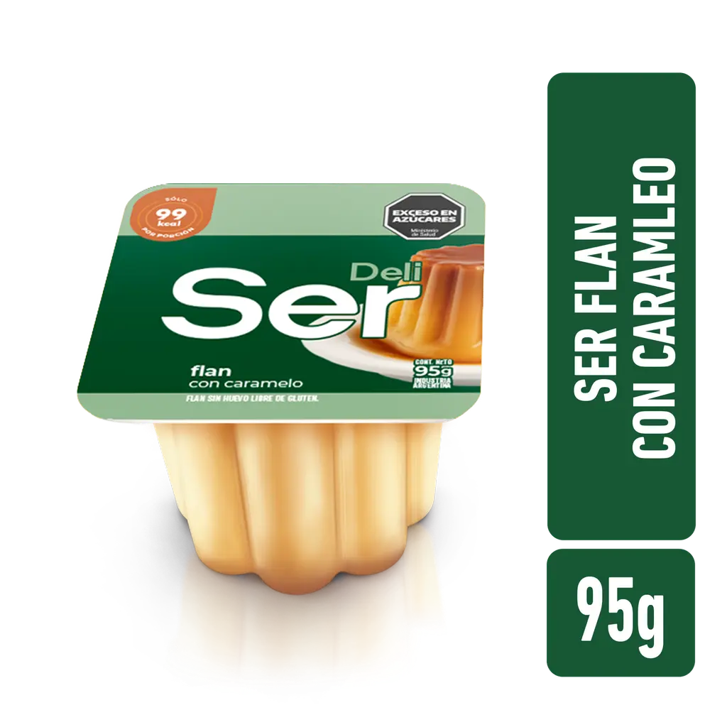 Flan Deli con caramelo Ser 95gr