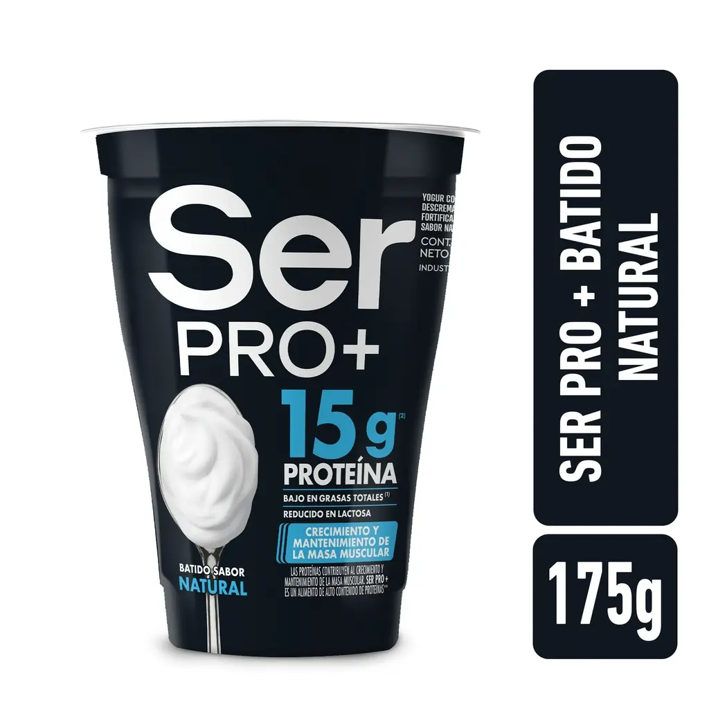 Yogur Ser Pro+ Natural Batido175gr