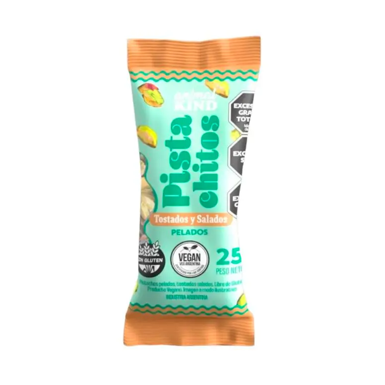 Pistachitos Tostados y Salados Pelados x 25g - Animal Kind