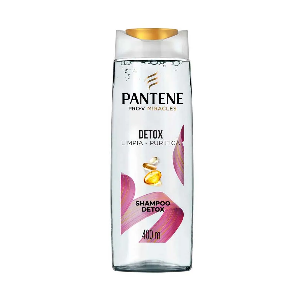 Shampoo Pro-v Miracles Detox Limpia-purifica 400 Ml Pantene