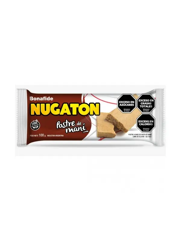 Postre de mani nugaton 100gr
