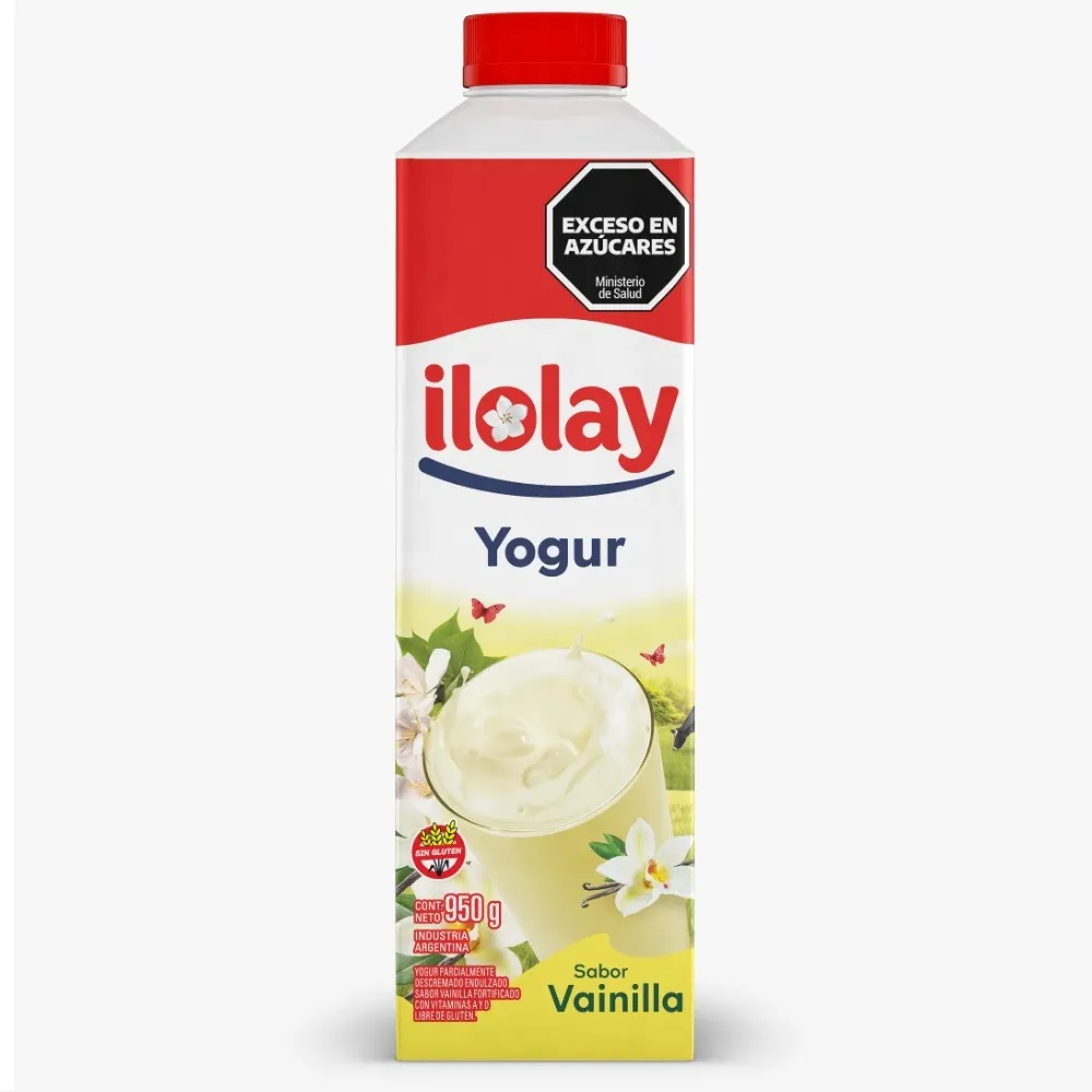Yogur ilolay vainilla bebible botella 950grs
