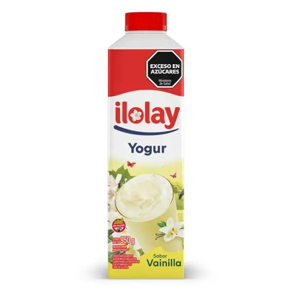 Yogur bebible parcialmente descremado ilolay sabor vainilla 950grs