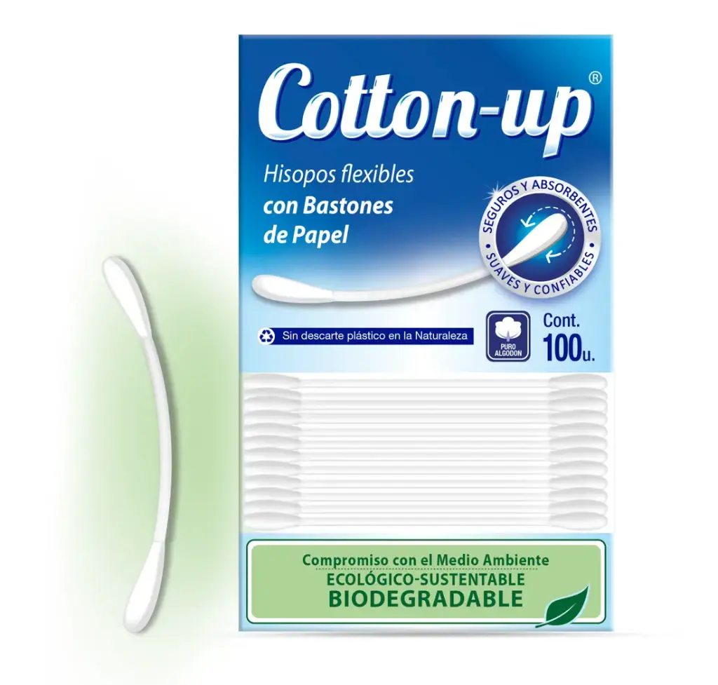 Hisopos Cotton Up 100u