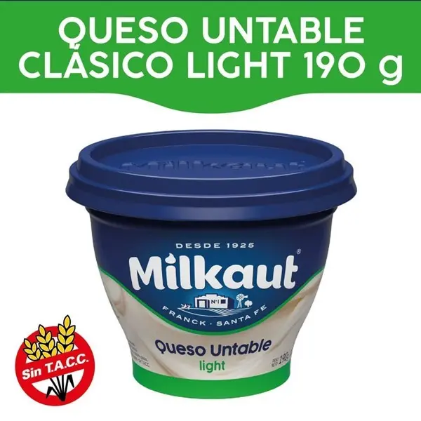 Queso Untable Light Milkaut 190 g
