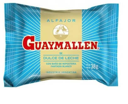 Alfajor Blanco Guaymallen 38g