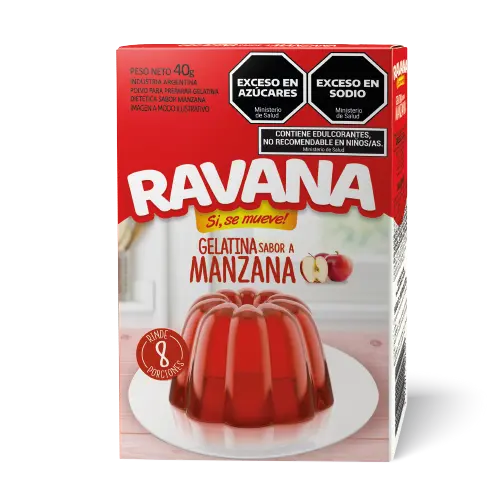 Gelatina de Manzana Ravana 40 g